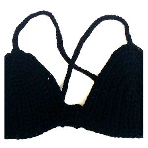 Crochet bikini top
